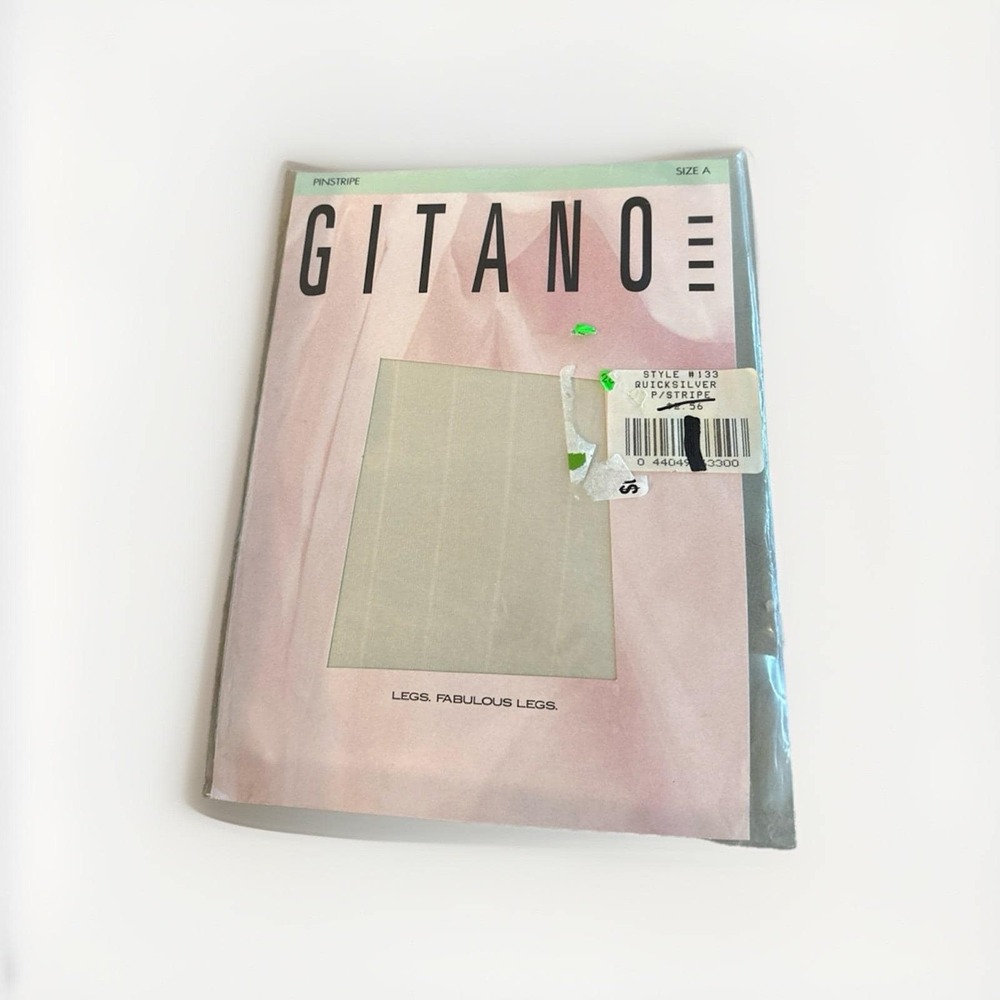 Gitano‎ Pinstripe Vintage 80's Pantyhose Size A
